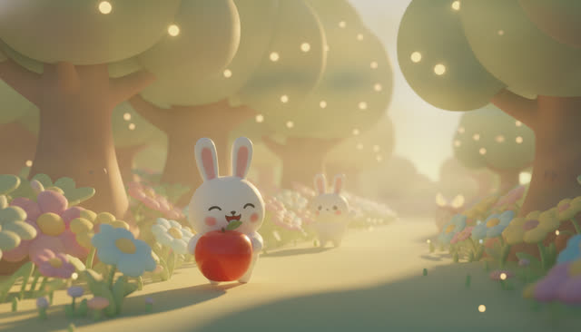 Scene 9 - Léo le Petit Lapin Apprend les Couleurs 🌈 | Comptine Éducative pour Enfants