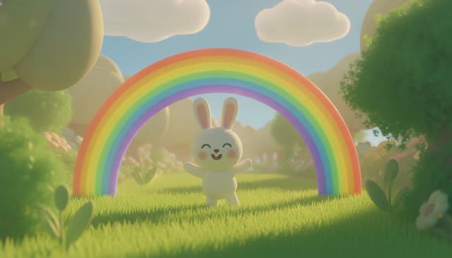 Scene 13 - Léo le Petit Lapin Apprend les Couleurs 🌈 | Comptine Éducative pour Enfants