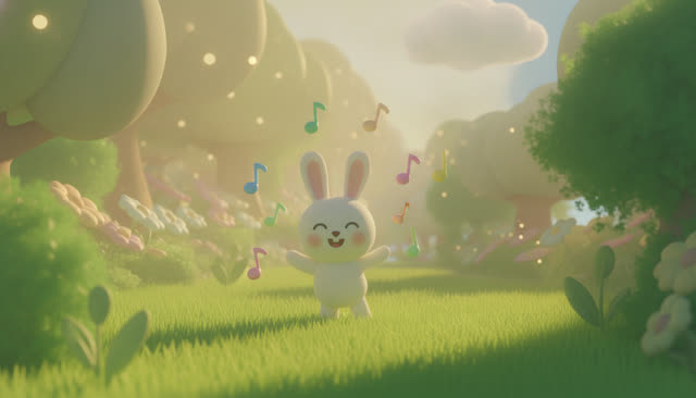 Scene 14 - Léo le Petit Lapin Apprend les Couleurs 🌈 | Comptine Éducative pour Enfants