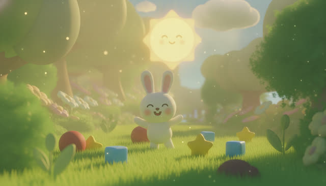 Scene 19 - Léo le Petit Lapin Apprend les Couleurs 🌈 | Comptine Éducative pour Enfants