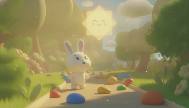 Scene 28 - Léo le Petit Lapin Apprend les Couleurs 🌈 | Comptine Éducative pour Enfants