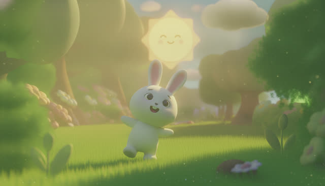 Scene 31 - Léo le Petit Lapin Apprend les Couleurs 🌈 | Comptine Éducative pour Enfants
