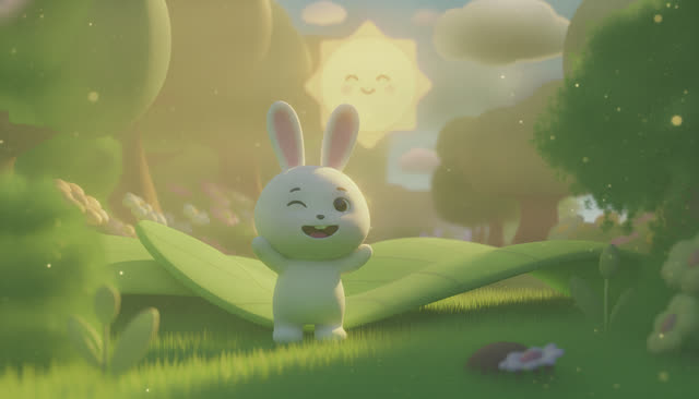 Scene 33 - Léo le Petit Lapin Apprend les Couleurs 🌈 | Comptine Éducative pour Enfants