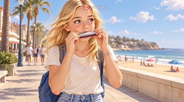 Scene 1 - jouer de l'harmonica
