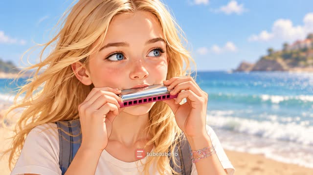 Scene 2 - jouer de l'harmonica