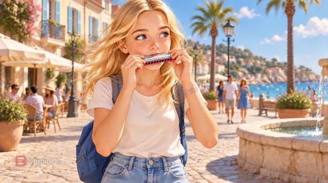 Scene 3 - jouer de l'harmonica