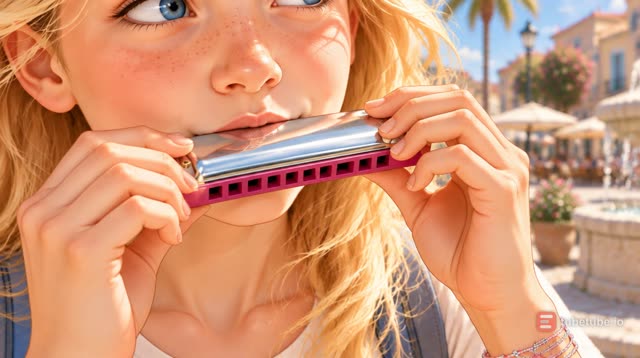 Scene 6 - jouer de l'harmonica