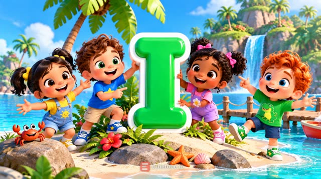 Scene 4 - As Vogais A E I O U | LumiLê Kids Letra