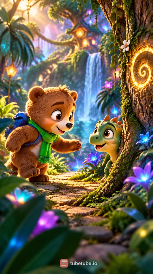 Scene 1 - 🦖 Milo and the Lost Baby Dinosaur