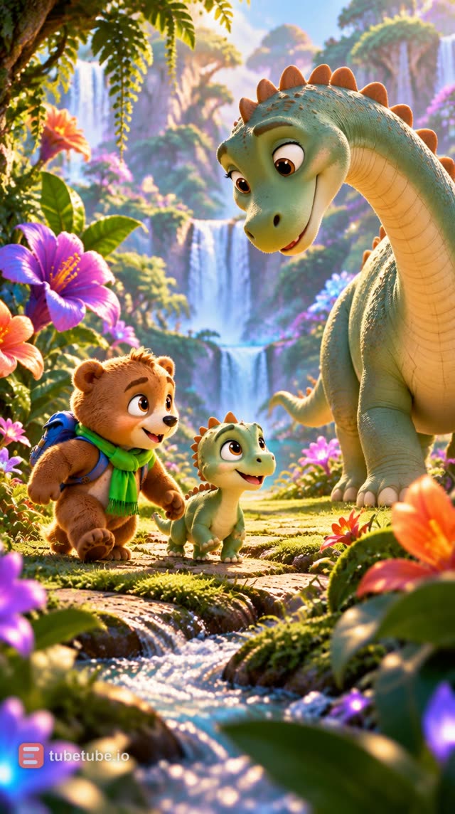 Scene 4 - 🦖 Milo and the Lost Baby Dinosaur