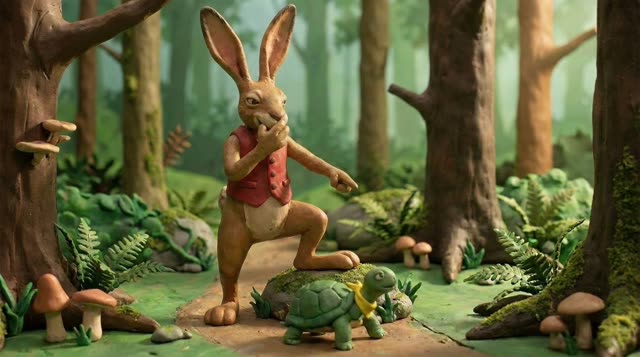 Scene 4 - Le Lièvre et la Tortue