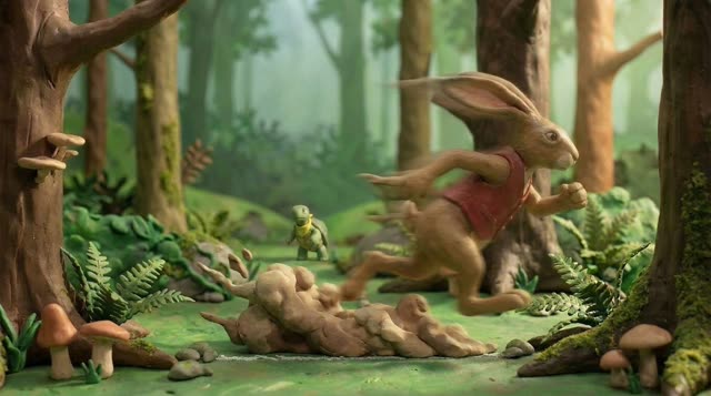 Scene 10 - Le Lièvre et la Tortue