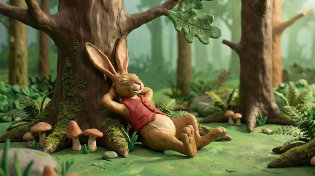 Scene 13 - Le Lièvre et la Tortue