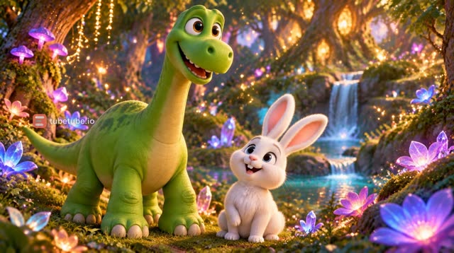 Scene 3 - Dino and Bunny's Color Garden