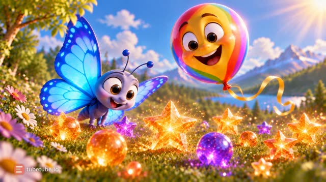 Scene 13 - Dino and Bunny's Color Garden