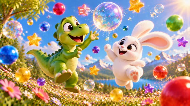 Scene 14 - Dino and Bunny's Color Garden