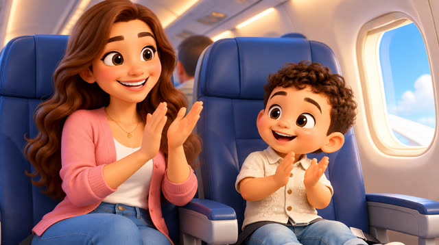 Scene 10 - The Wheels on the Plane