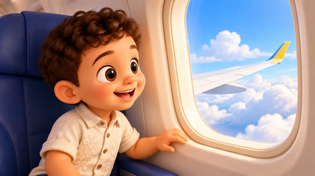 Scene 11 - The Wheels on the Plane