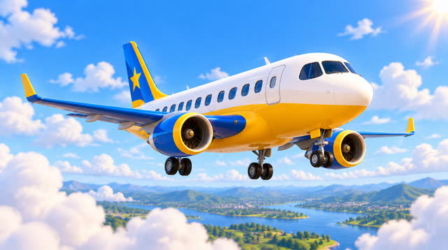 Scene 16 - The Wheels on the Plane