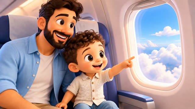 Scene 20 - The Wheels on the Plane