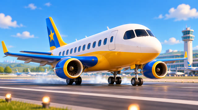 Scene 21 - The Wheels on the Plane