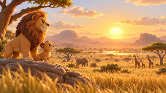 Scene 1 - Meet Leo and Bear