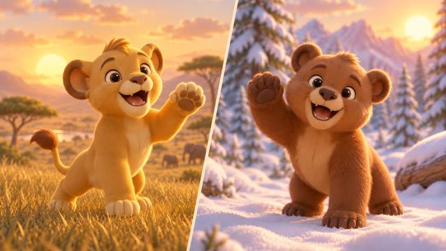 Scene 9 - Meet Leo and Bear