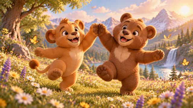 Scene 22 - Meet Leo and Bear