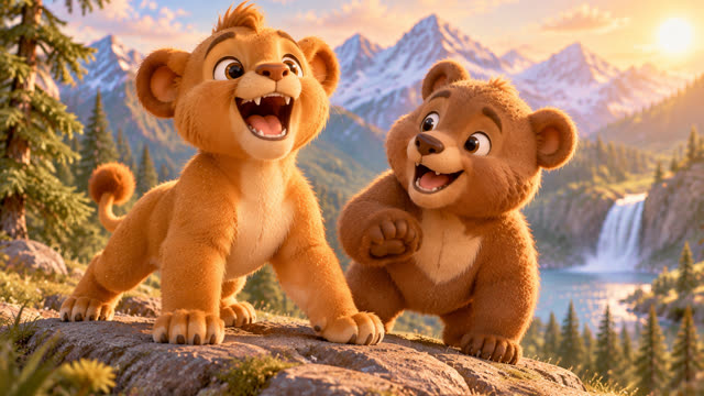 Scene 23 - Meet Leo and Bear