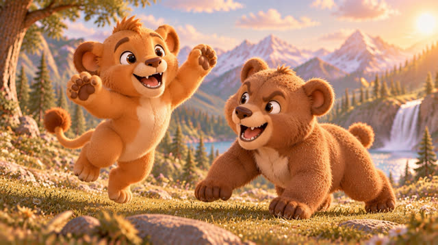 Scene 24 - Meet Leo and Bear