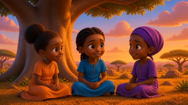 Scene 3 - Les trois petites filles