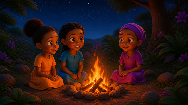 Scene 10 - Les trois petites filles