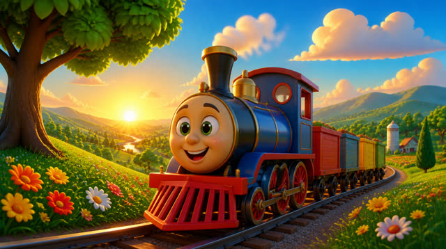 Scene 2 - The happy little train