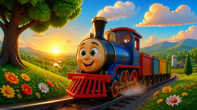 Scene 3 - The happy little train