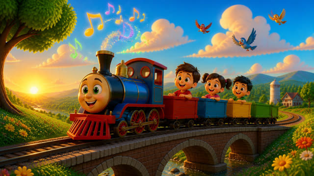 Scene 8 - The happy little train