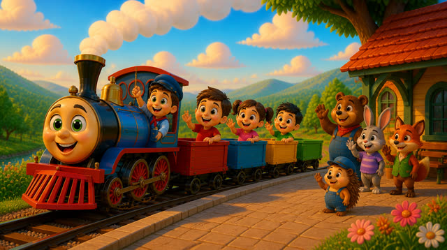 Scene 12 - The happy little train
