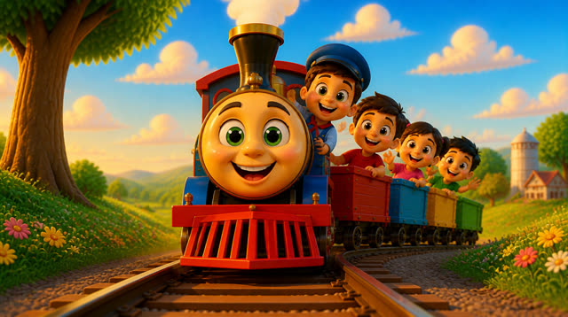 Scene 13 - The happy little train