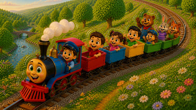 Scene 20 - The happy little train
