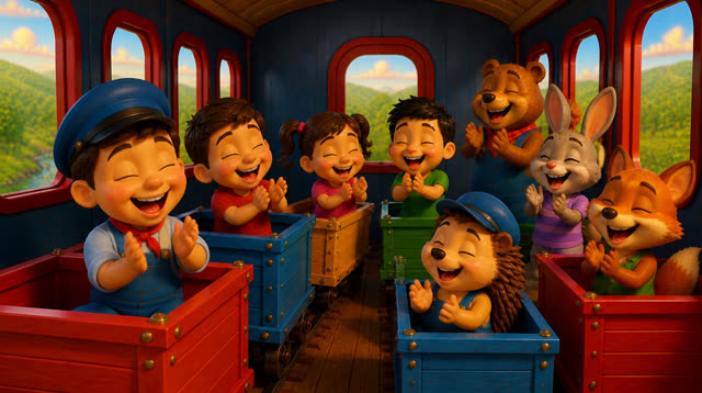 Scene 21 - The happy little train
