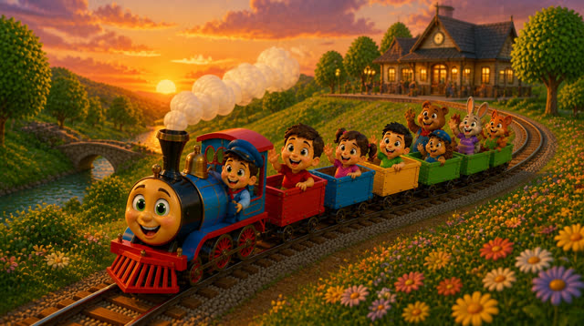 Scene 22 - The happy little train