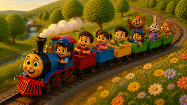 Scene 23 - The happy little train