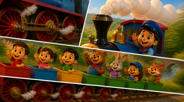 Scene 24 - The happy little train