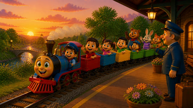 Scene 25 - The happy little train