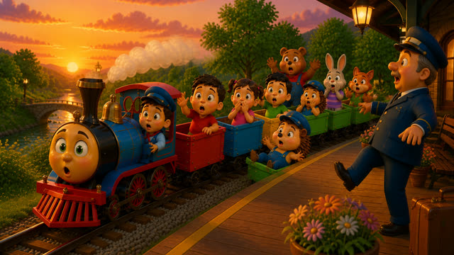 Scene 26 - The happy little train