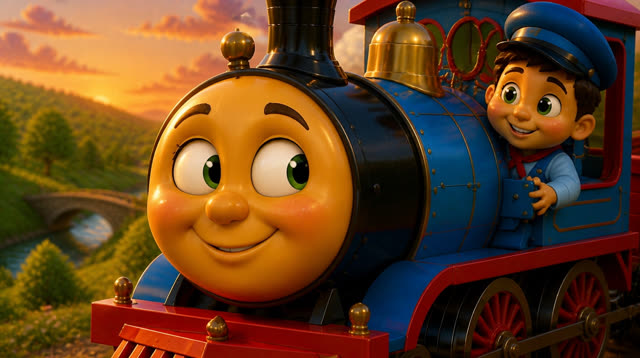 Scene 27 - The happy little train