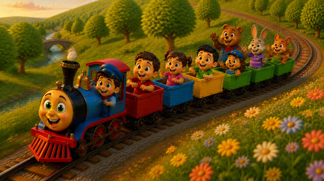 Scene 28 - The happy little train