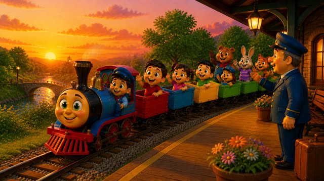 Scene 29 - The happy little train
