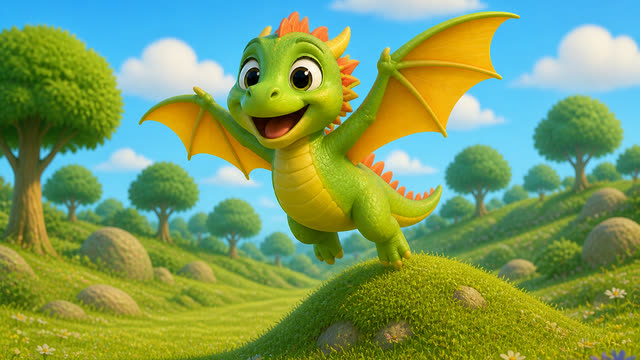 Scene 6 - Draco, Draco, Fly Up High! 🐉 | Fun Nursery Rhyme for Kids | WonderPals Adventures