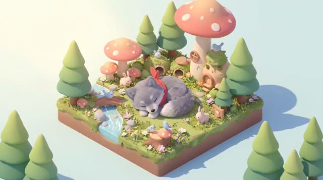 Scene 1 - Le Loup Content