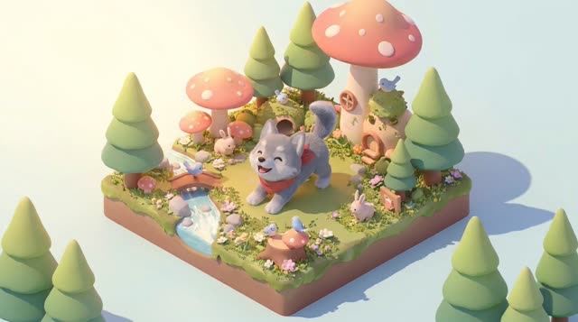 Scene 3 - Le Loup Content